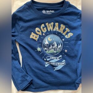 Hogwarts Wizarding World Kids Blue Long Sleeve Shirt